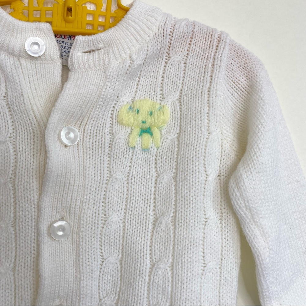 Vintage 50s Cradleknit baby toddler cardigan sweater - Picture 2 of 7